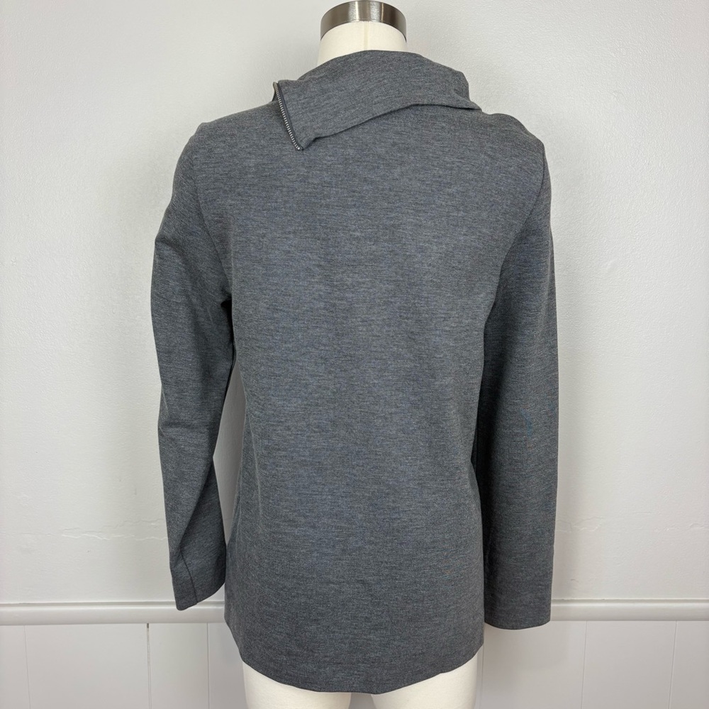 COS Women's Funnel Neck Zippered Neck & Arm Knit Top Size‎ 6 Modern Contemporary - Picture 12 of 16